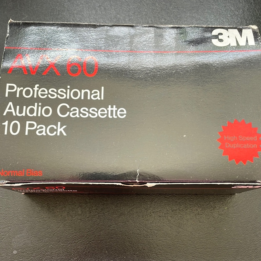 3M NWOT 10 blank cassette jackets